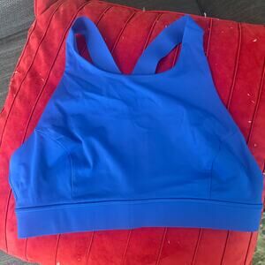 Lululemon Enlite Bra – Size 12, High Support Sports Bra (Bold Blue)
